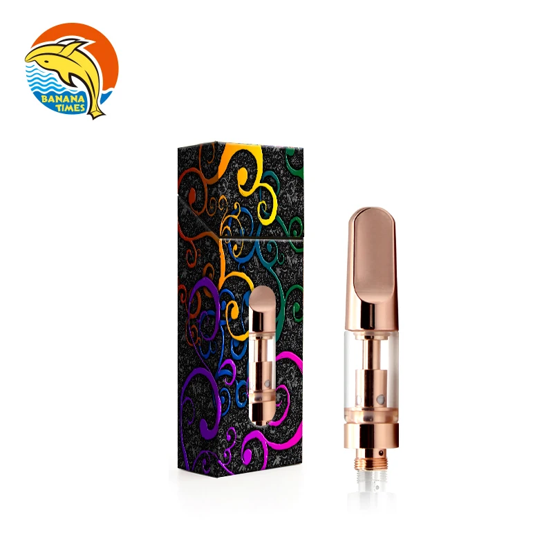 custom cartridge packaging stamp printed dab cartridge packaging Bananatimes cartridges 510 1ml packaging