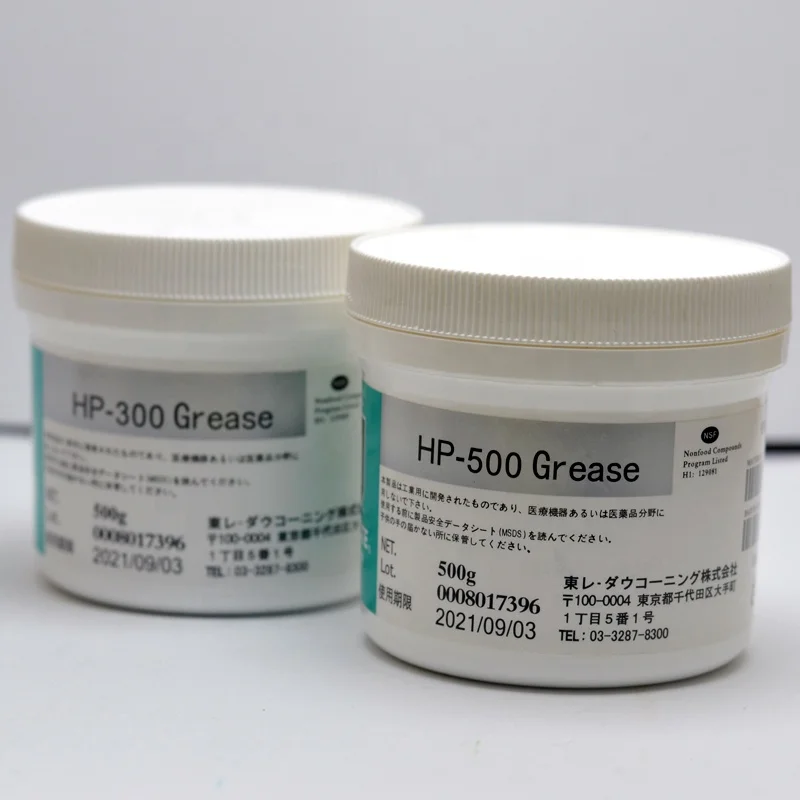MOLYKOTE HP-300 grease HP-500 white lubricant HP-870 die ejector pin high temperature resistant perfluoropolyether