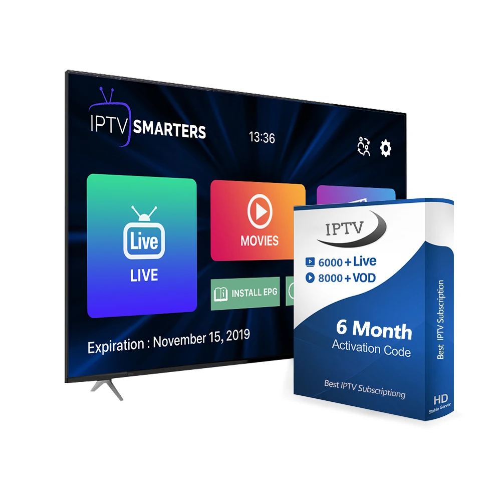 Wholesale High Quality IPTV Subscription 4K Free Test Reseller Panel 1 Year Global Live Vod