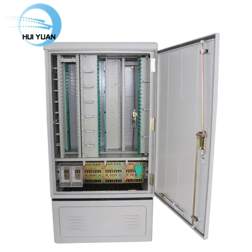 288 Cores Fiber Optical Cabinet SMC Splitter Distribution Cabinet Outdoor Terminal Cabinet