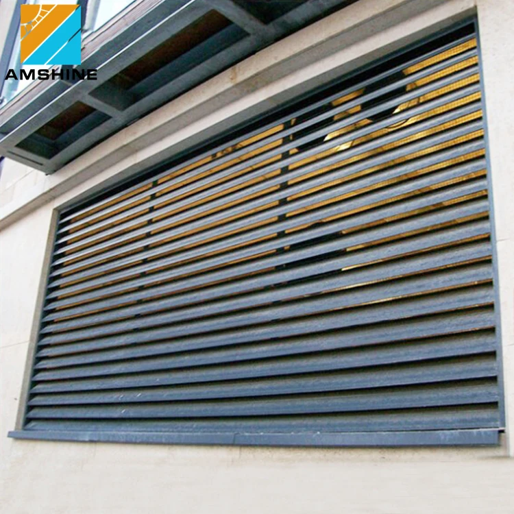 6 метров низкая цена солнцезащитные моторизованные алюминиевые жалюзи для наружной