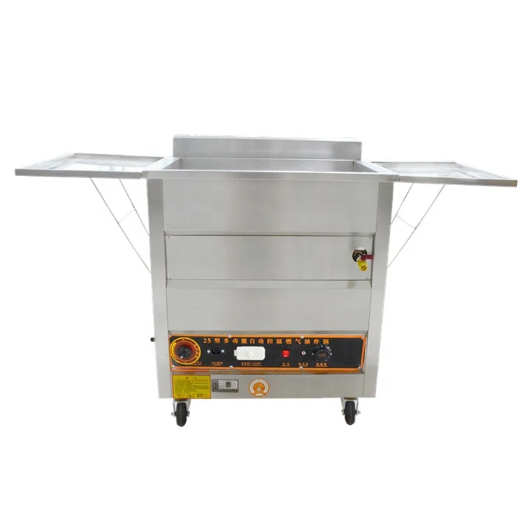 Stainless Steel Commercial Gas Deep Fryer Propane Fryer Chips Fryer Fried Chicken Machine