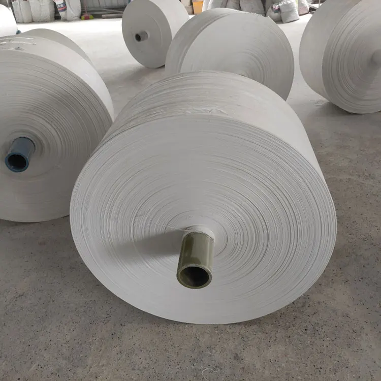 
100% Polypropylene Cement Tube Sand Bags Big Bag PP Woven Fabric In Roll 