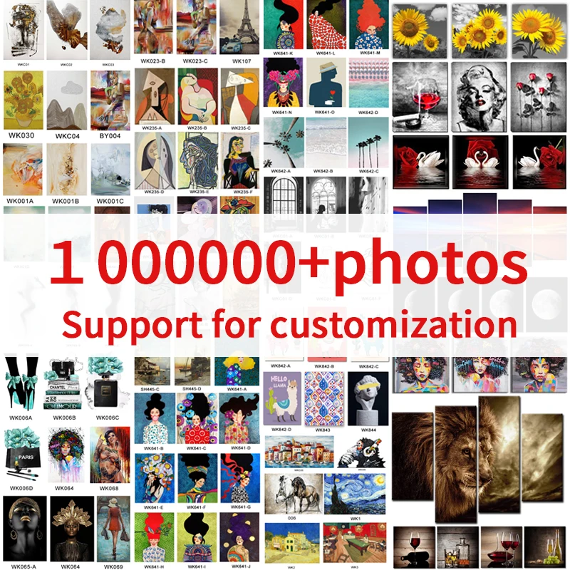 
Home decor canvas art painting set nature landscape paintings modern wall decorative printed pictures 