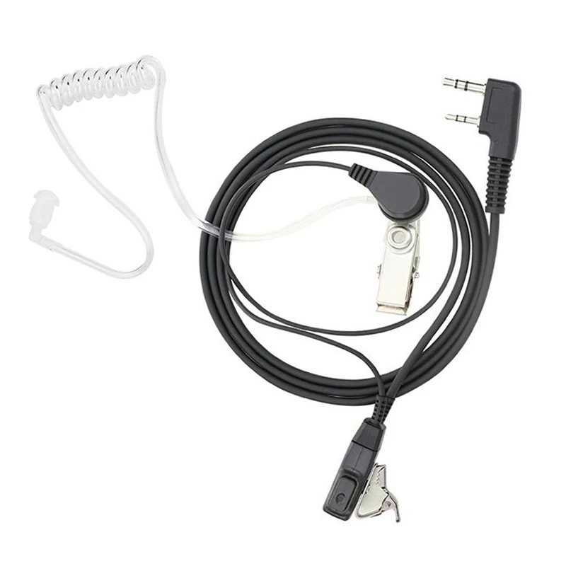 Baofeng Walkie Talkie Two Way Radio Headset For BF 888S 2 Pin Tactical Hidden Earpiece