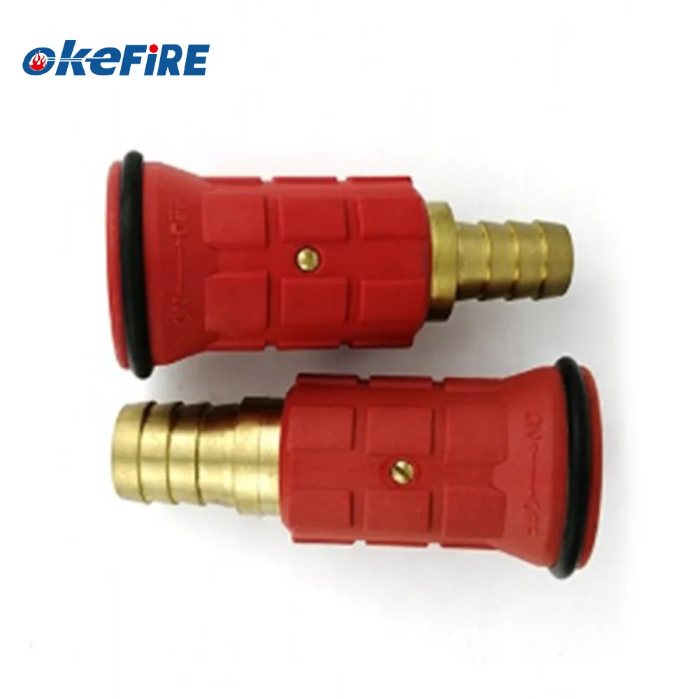 Okefire нейлон/латунный шланг для пожаротушения катушка водяное сопло струйный распылитель водяной пистолет