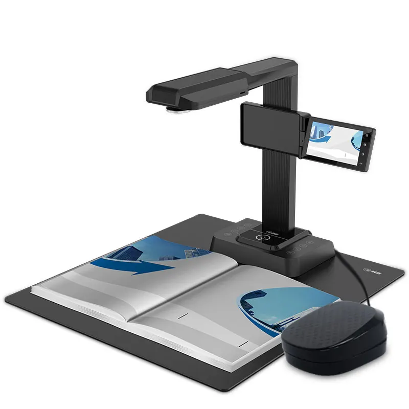 20MP A3 A4 Fixed Focus Book Scanner with Preview Screen