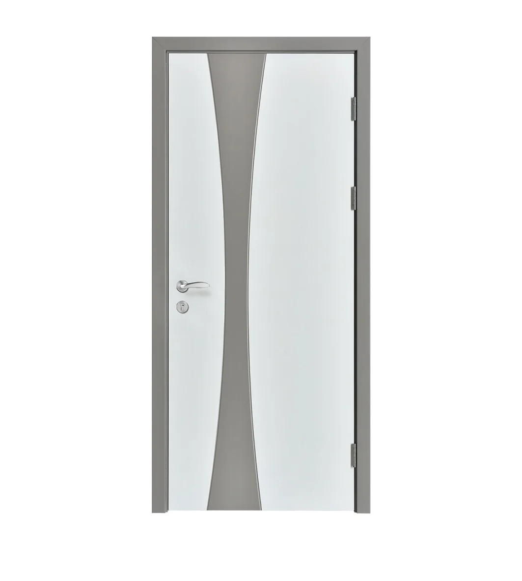 Custom Modern Design Interior Bedroom Door Solid Wood Composite Door For Living Room