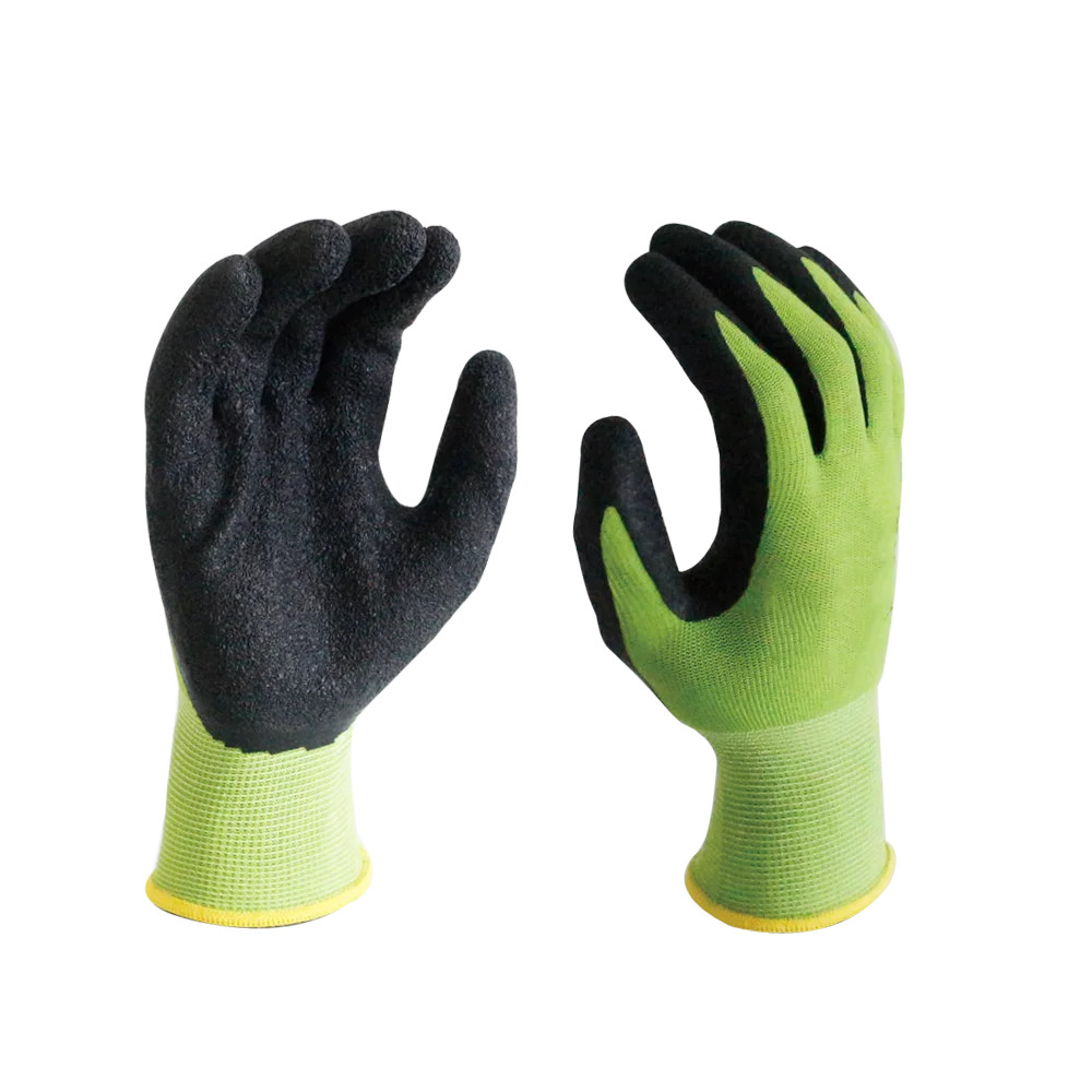 Industrial Safety Rubber Work Gloves Hand Protective Gloves For Construction