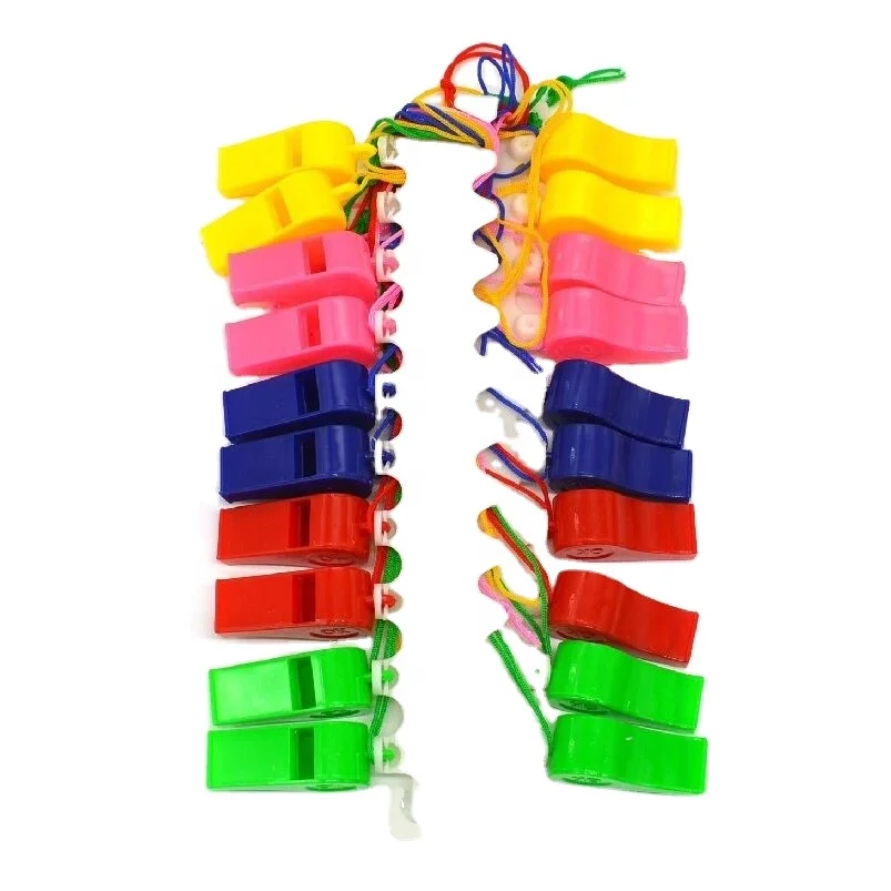 Wholesale Promotional Whistle Customizable LOGO Plastic Material For Sale