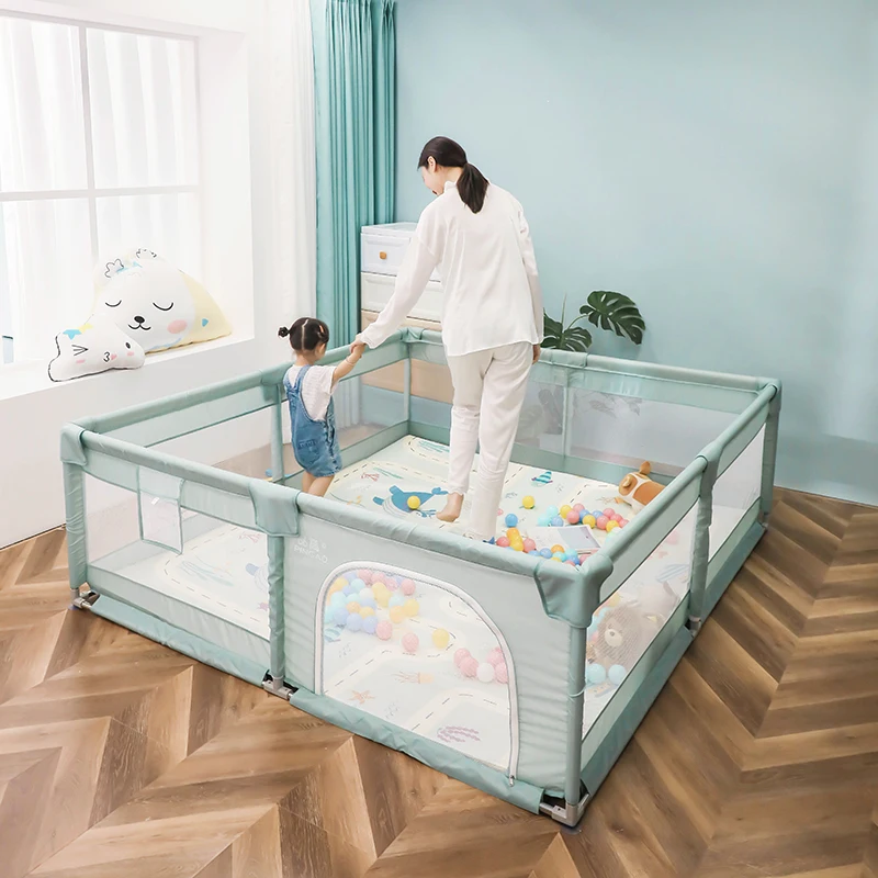 Upgraded Portable Metal Baby Safety Playpen Baby Crib/Baby Cot/Playpens