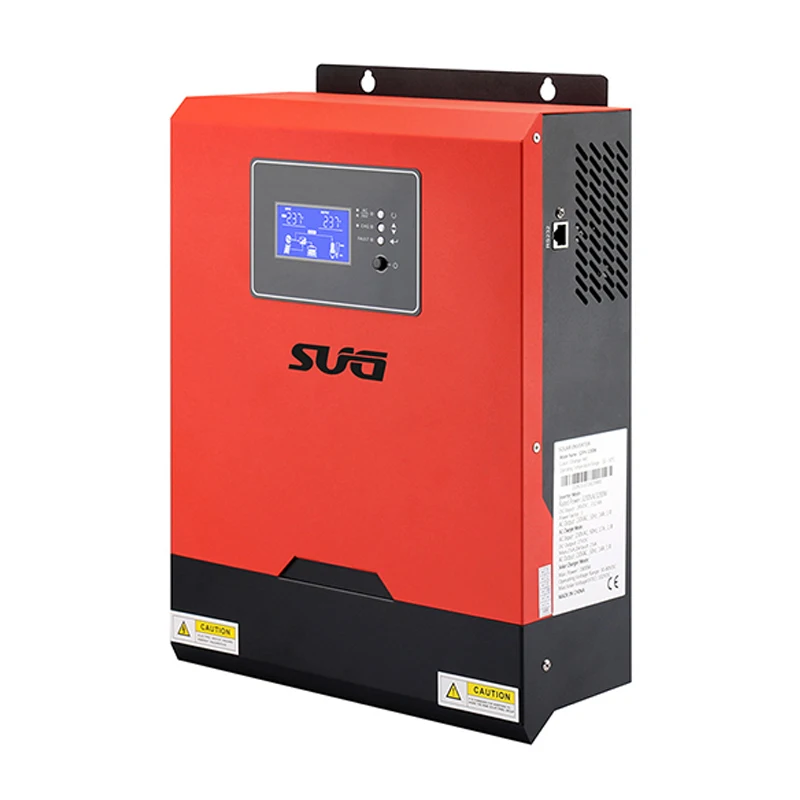 High Quality 24vdc 220vac Off Grid 1kw 2kw 3kw 5kw Pure Sine Wave Hybrid Solar Inverter With Mppt Controller