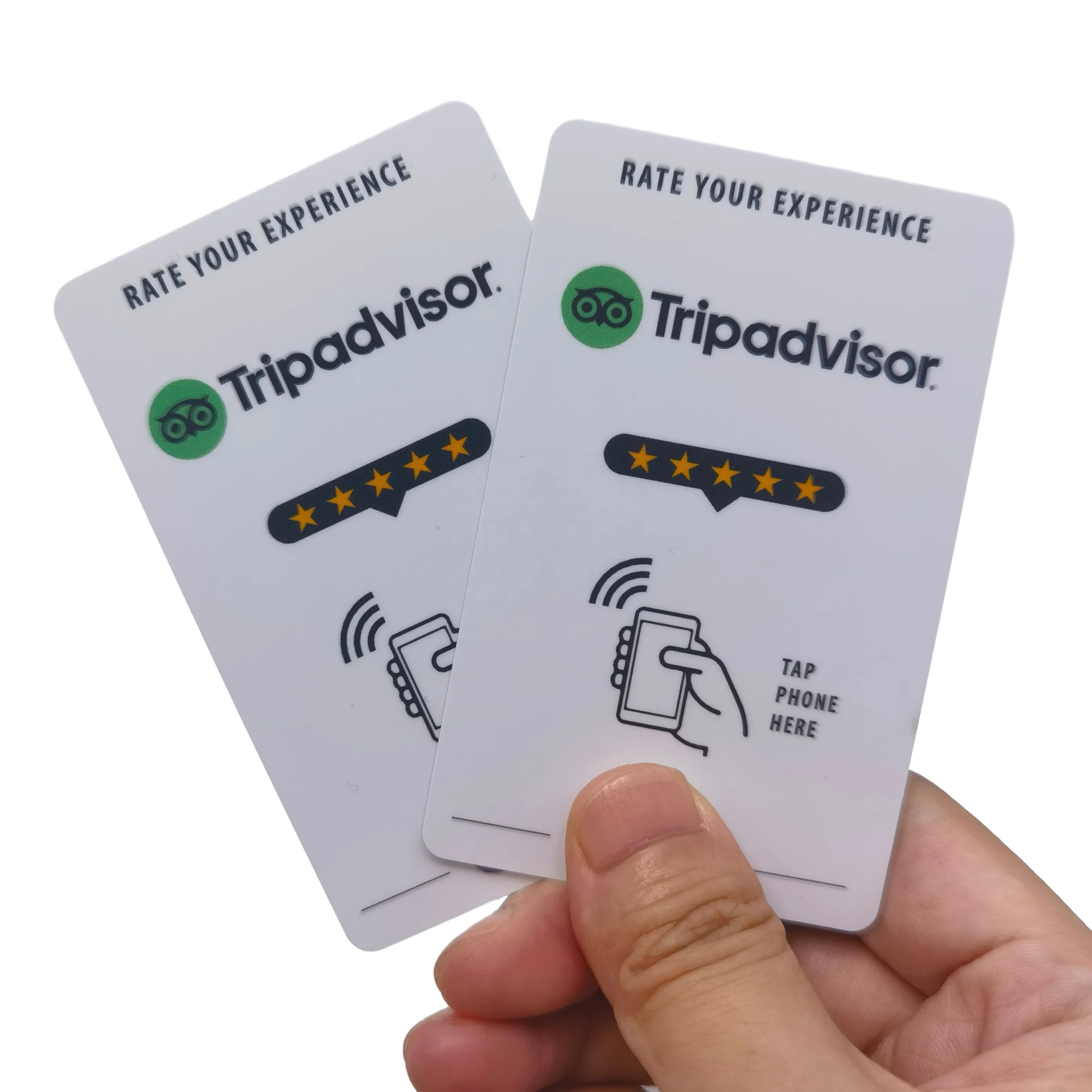 Custom Printing Nfc Tag Cards Yelp Review Cards Pvc Card With Chip NTAG215