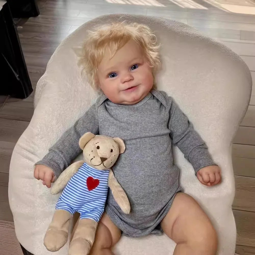 2024 Wholesale Gift bebe reborn Toy 20inch/50cm Realdoll Realistic Reborn Baby Dolls Life like Soft Silicone Reborn Toddler Doll