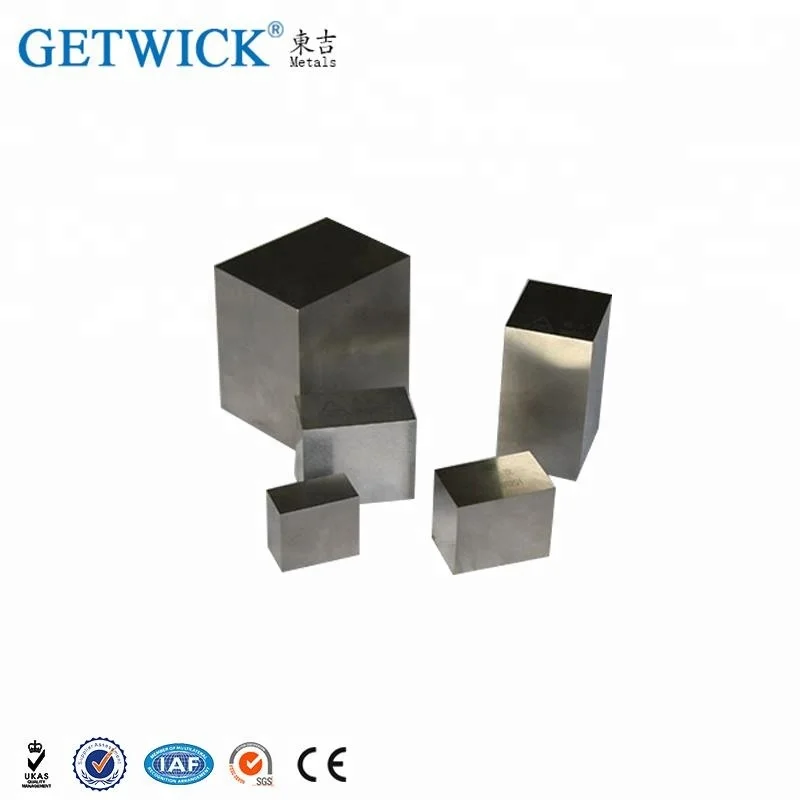 High purity 99.95% polishing hot sale 1kg pure iron ingot  zirconium cube