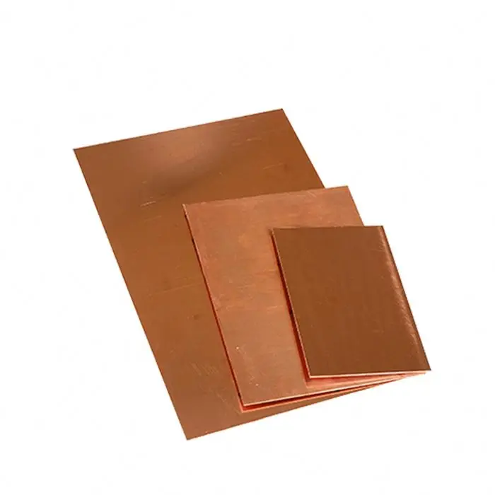 Flat Copper roofing Sheets Pure Copper Plate C10100 C11000 Price Per Kg For Sale