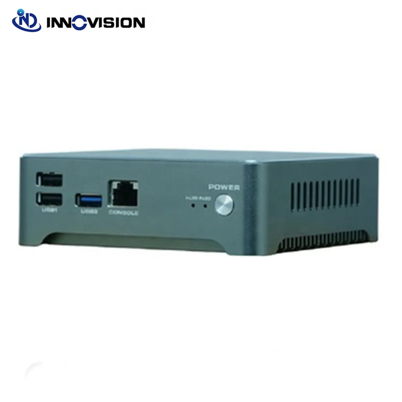 Desktop/Wall mount 4lan Fanless Industrail/Home Mini PC