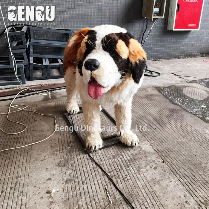3D Alive Small Dog Animatronic Lifelike Animal for Zoo