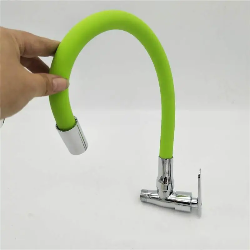 flex color wall kitchen cold green faucet colorful