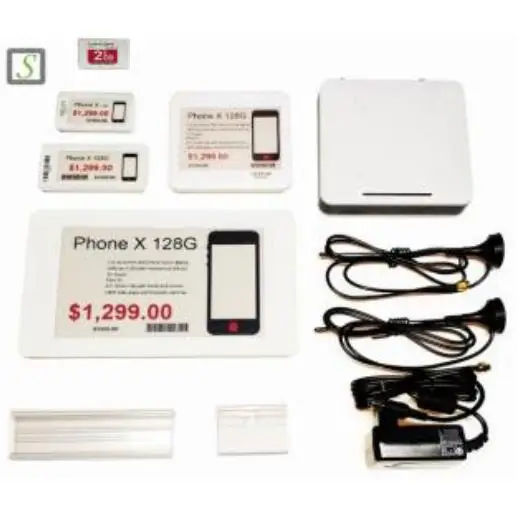 Suny Supermarket Eink Color Display ESL Electronic Shelf Label Demo Kit