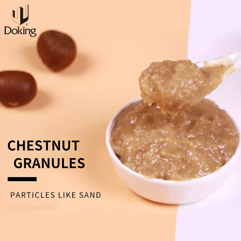 Готовые к употреблению каштановые варенья пюре из настоящей массы гранулы и свежие материалы Пузырькового чая десерты