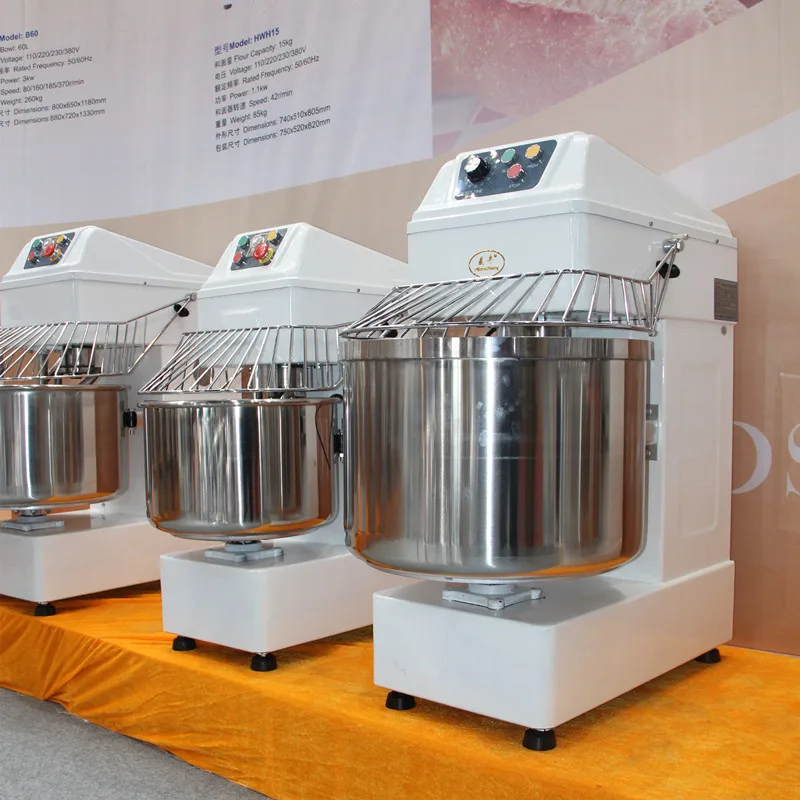 Factory wholesale 8kg-100kg dough mixer commercial spiral flour mixing machine multifunctional dough mixer