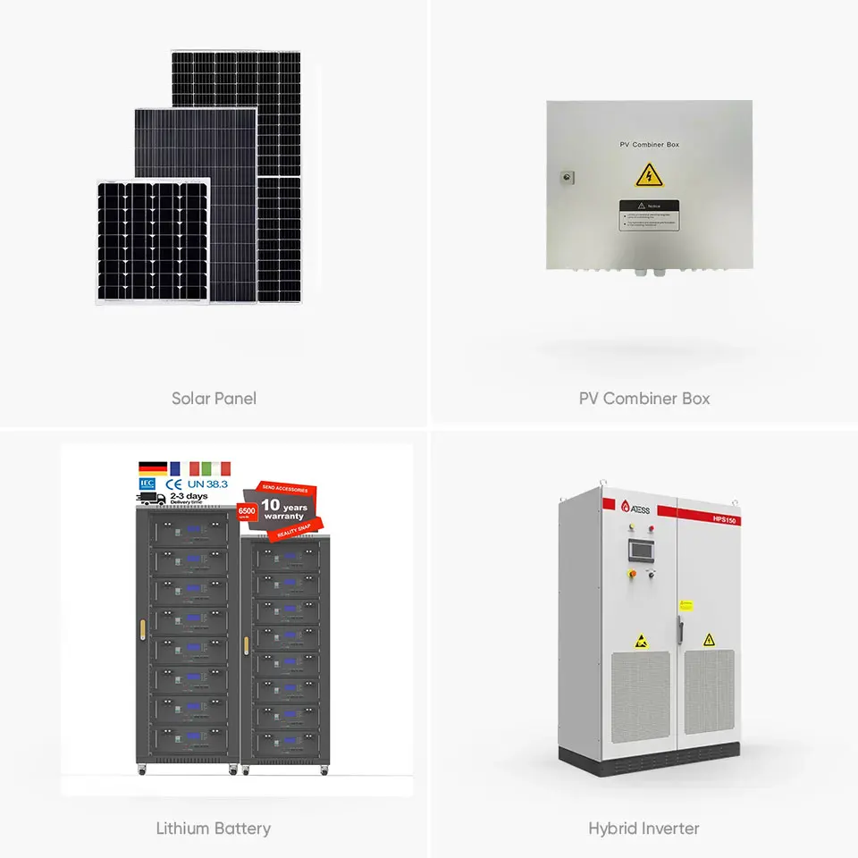 Hybrid 30kw Solar pv mounting systems 25 kw 35kw 40kw 50 kw solar panel Solar Tracking Energy System