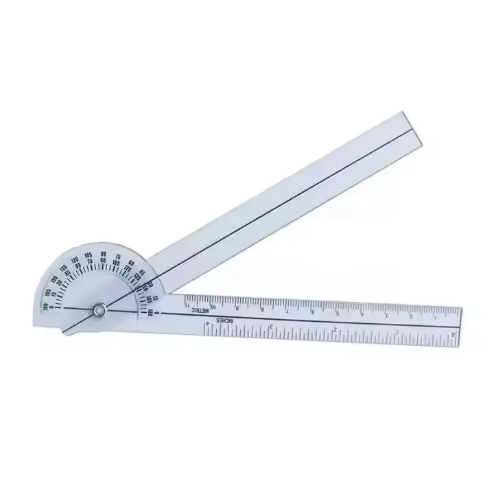 First aid Multi-Ruler 12 inch 6 inch 360 degree 180 degree Plastic PVC medical Precision ruler 6pcs/set Spinals Goniometer
