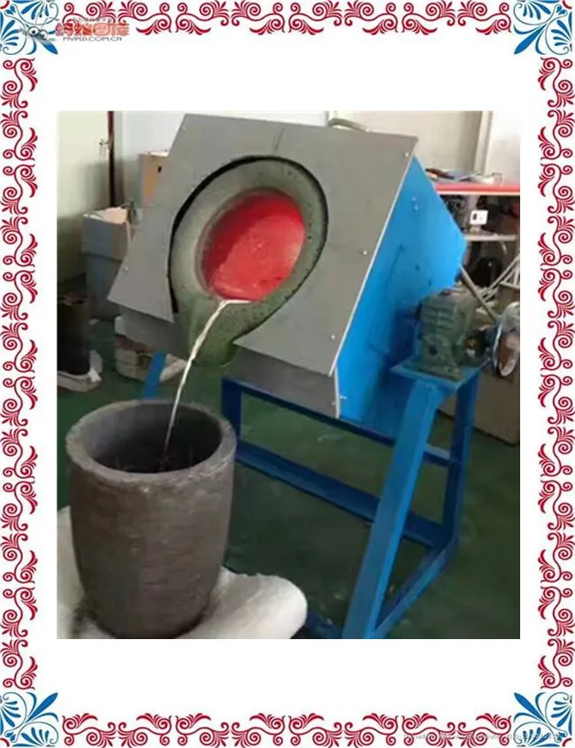 Automatic 220v mini induction melting furnace for gold/silver/copper for sale with CE approved