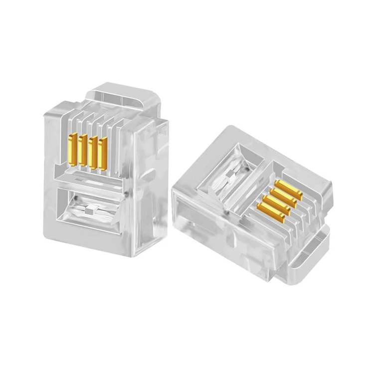 
Custom High Quality Waterproof RJ11 6P4C crystal head To Female Usb 