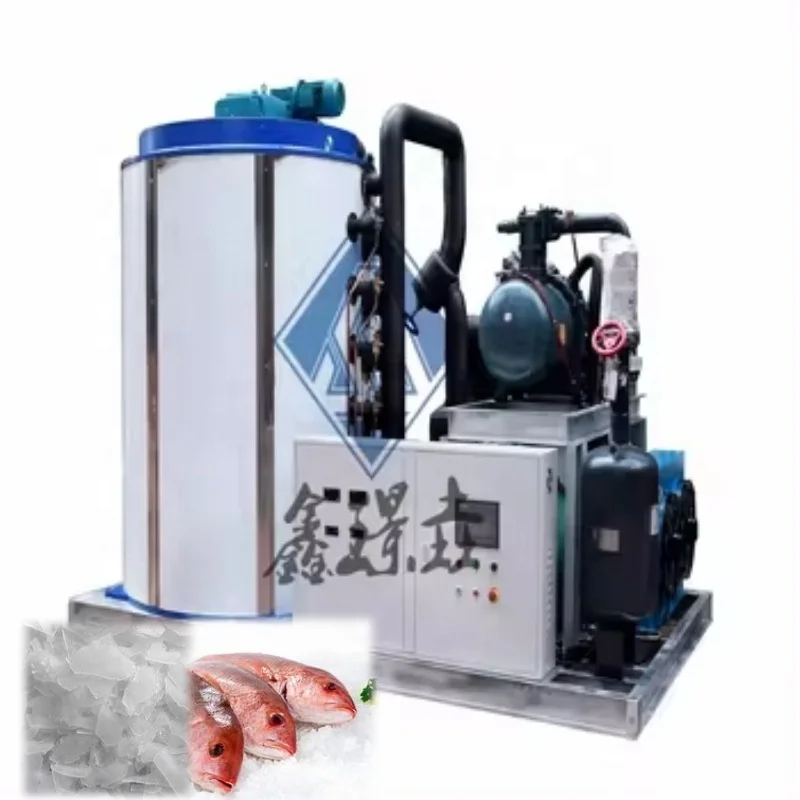 Good Price flake ice machine easy to operate flake ice making machine with compressor for fish frozen