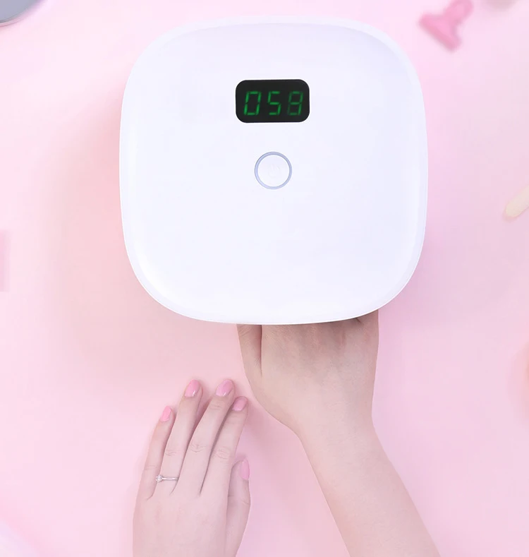 
RISESUN Cordless Double light source 365nm 405nm nail Dryer sun uv led lamp 