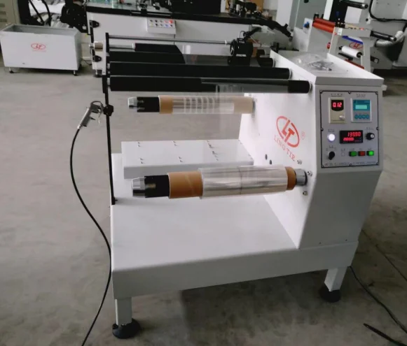 Rewinding Machine with Cutting Function and Control Panel