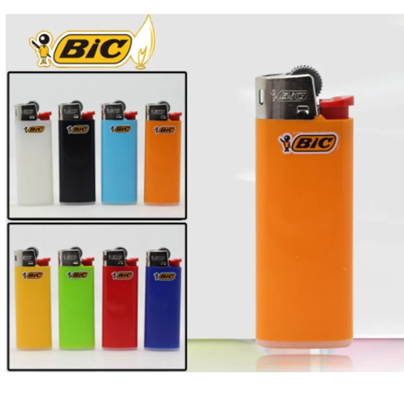 Original French Light Mini Size J5 J3 J6 Max Wheel Wholesale B I C Classic Gas Cigarette Lighter Tray of 50 /B i c