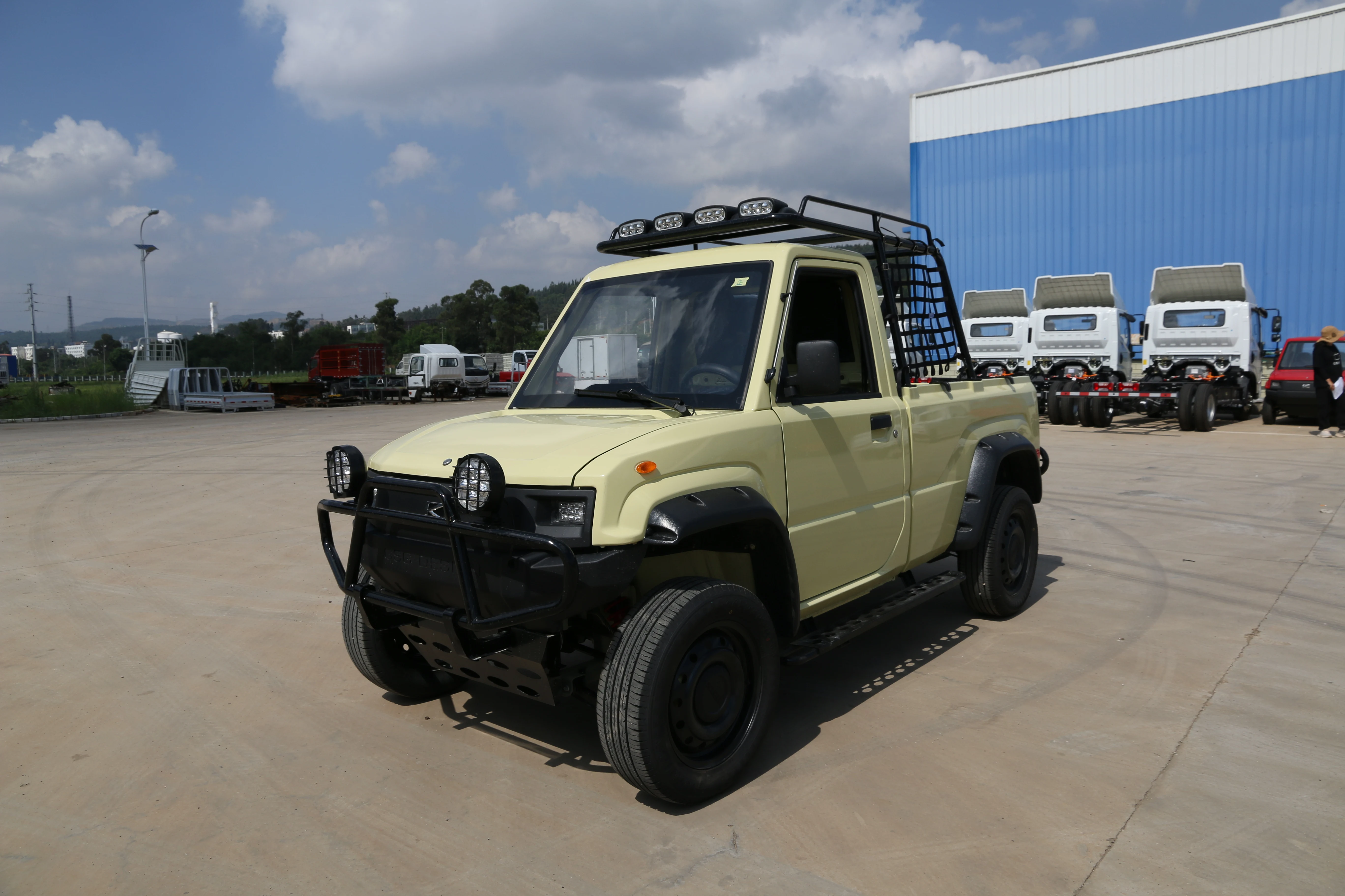 Электрический пикап 73 6 В 4x4 китайский мини-грузовик низкая цена автомобиль для взрослых