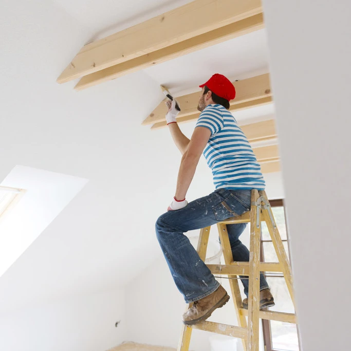 Cheap 3pcs professional oil paint brushes and flat paint brush