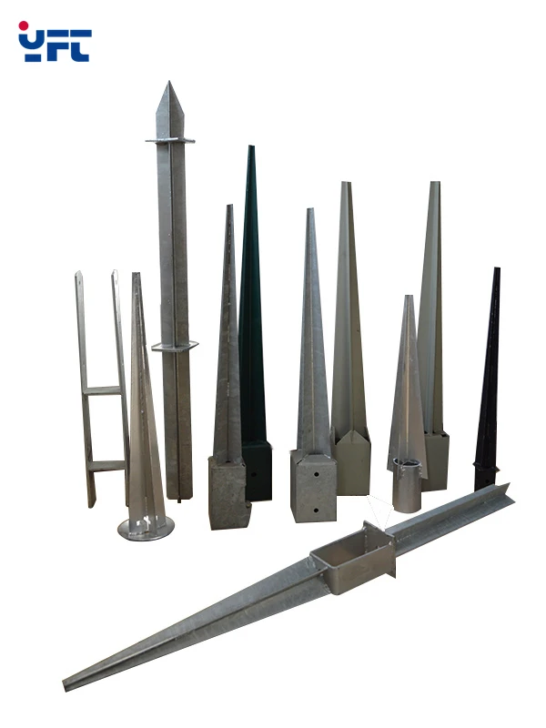 Оцинкованный столб забора 3*700 мм