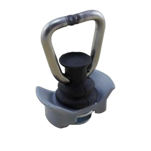 
Stainless Steel D Ring Single Stud Fitting with Rubber Base 