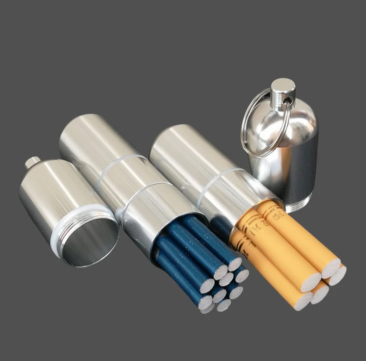 Manufacturer wholesale mini cigarette box with 5 packs of coarse cigarettes sealed waterproof portable aluminum cans