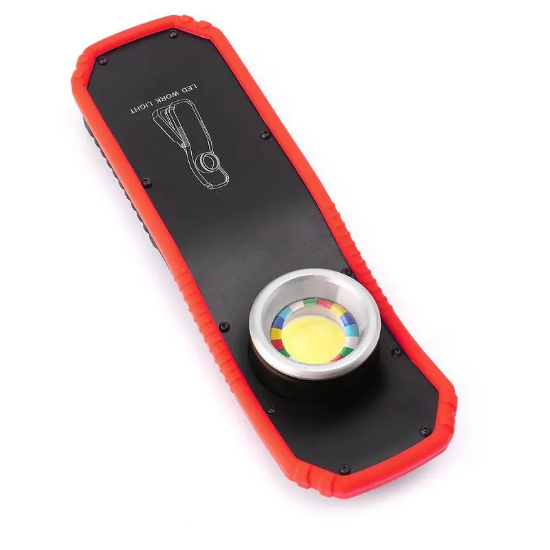 Hot Sale USB Rechargeable Flashlight COB Work Lights with Magnet Power