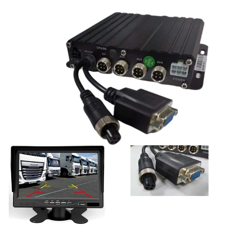 
Factory Car Heavy Vehicle Mdvr Camera Security System HD Video GPS Dvr Monitor 