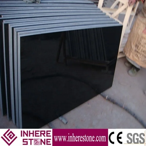 high polished jet black granite price in india