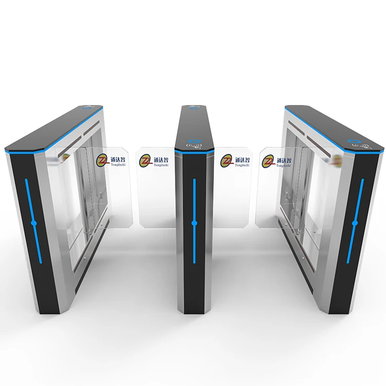 Facial Recognition Swing Barrier RFID Access Control Swing Gate System Gym Swing Turnstile Gate