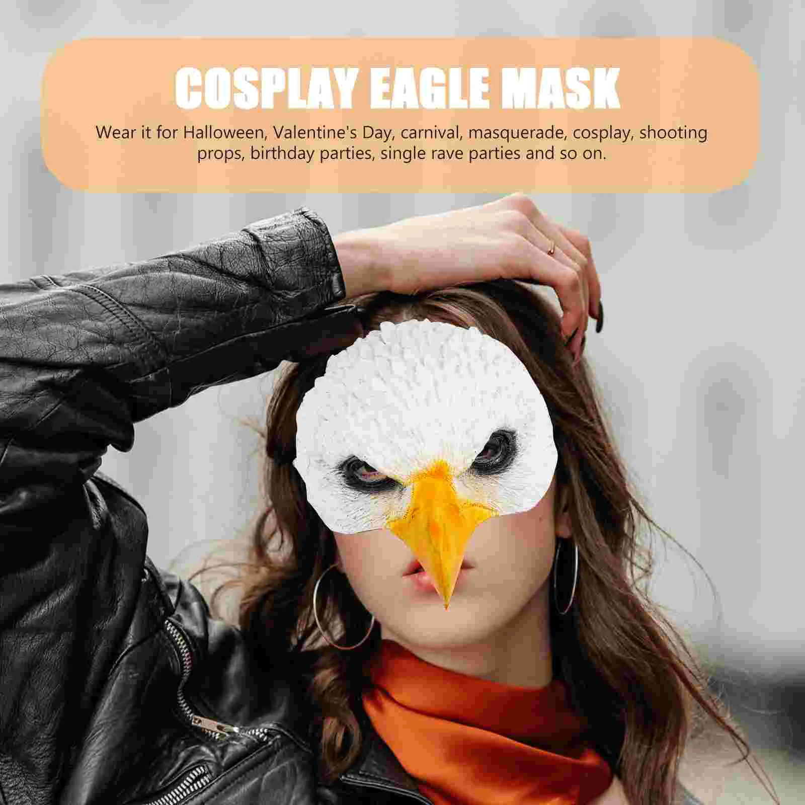 Bird Mask Halloween Party Mask Eagle Mask Cosplay Costume Accessory