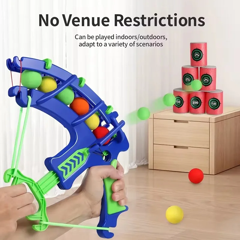 Soft Bullet Target Practice Toy for Children Educational Shooting Practice Toys with Soft Bullets Parent-child Interactive Toys