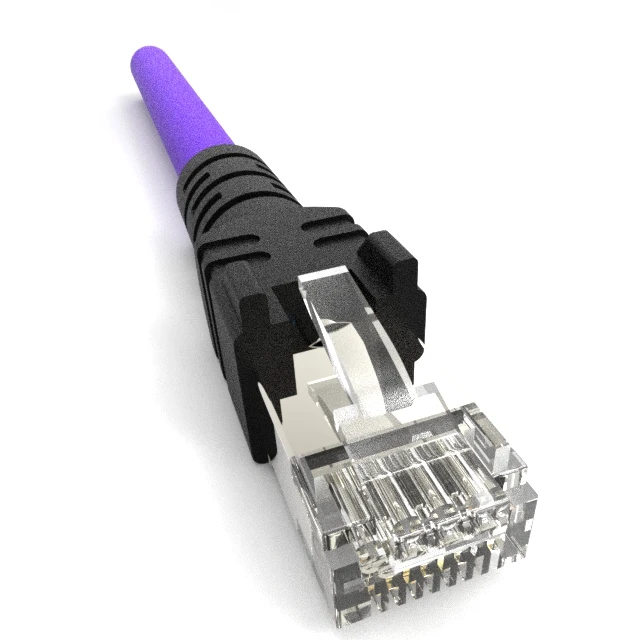 Network Ethercat Profinet Profibus-DP CC link Cat.5e 6 6a 7 cable shield  IP20 male  rj45 connector