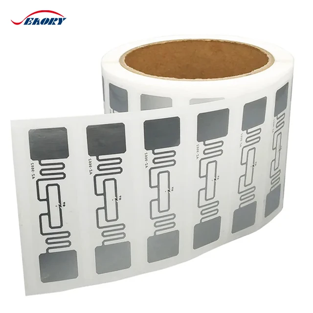 В наличии 860-960 МГц UHF RFID этикетка тег настраиваемый наклейка для одежды и управления библиотеками