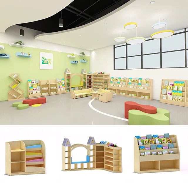 High quality kids Montessori furniture manufacturer supplier kindergarten day care center classroom furniture