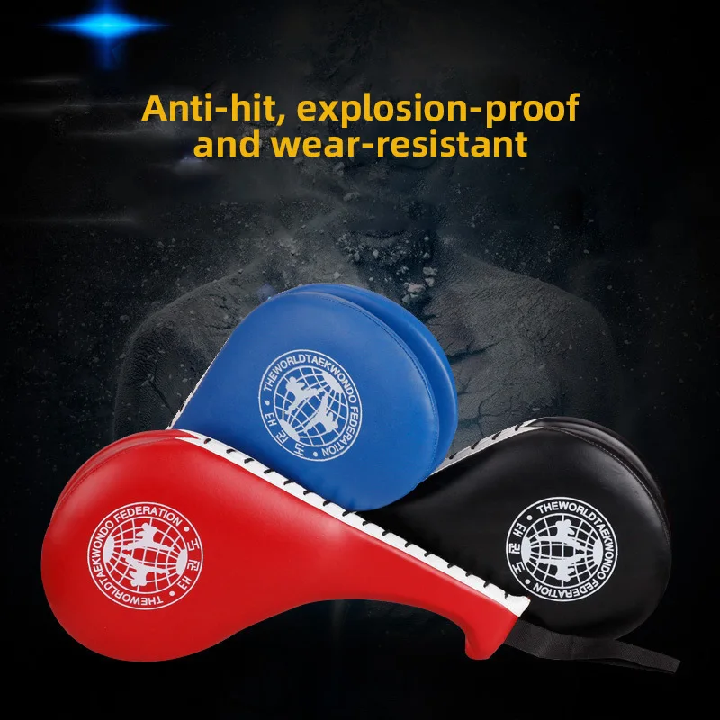 Adult And Children Taekwondo Boxing Fitness Training Equipment Pu Foot Target Fitness Training Equipment Hand Double Leaf Target