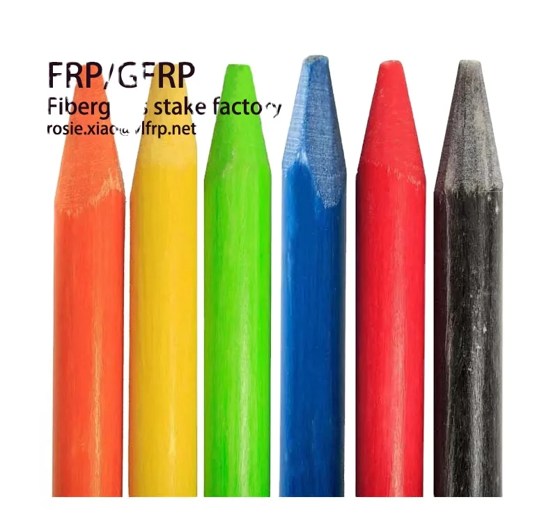 Red Color FRP Fiberglass Garden Plant Support Stakes